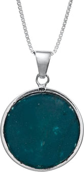 Nano Sim New Testament Pendant – Silver Jerusalem Cross with Roman Glass